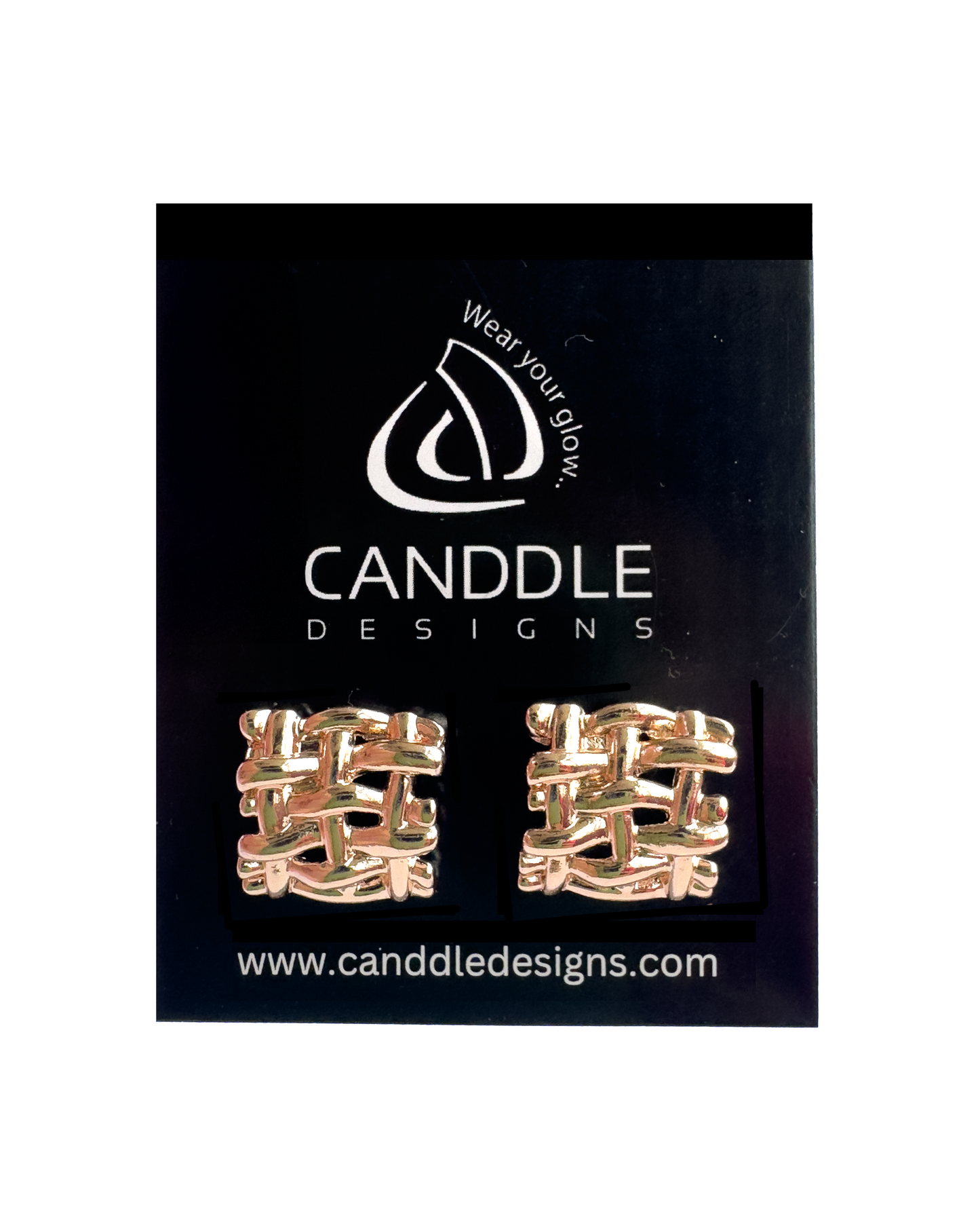 Rose Gold Square Stud