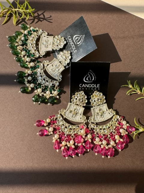 Long Flower Jhumka