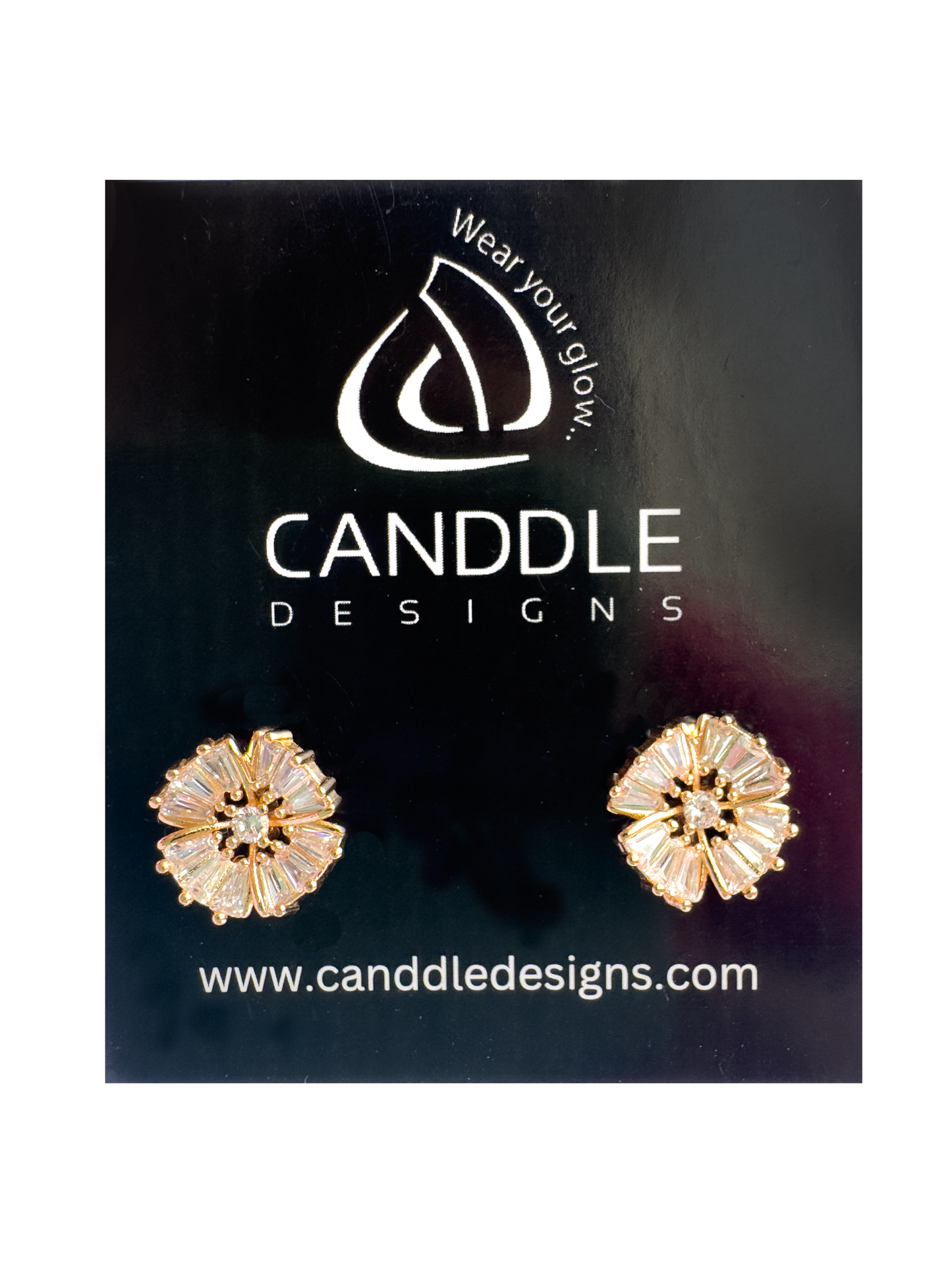 Golden Flower Stud