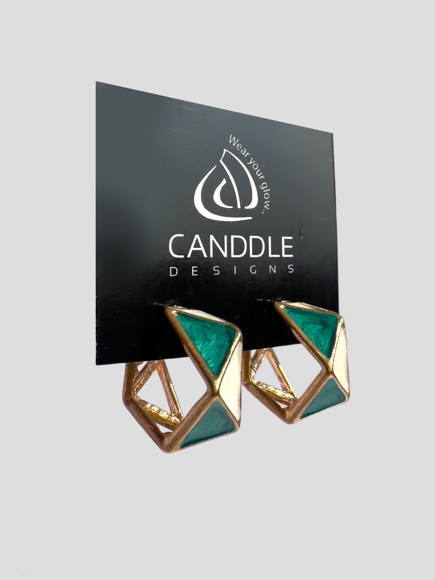 Rhombus Gold Stud