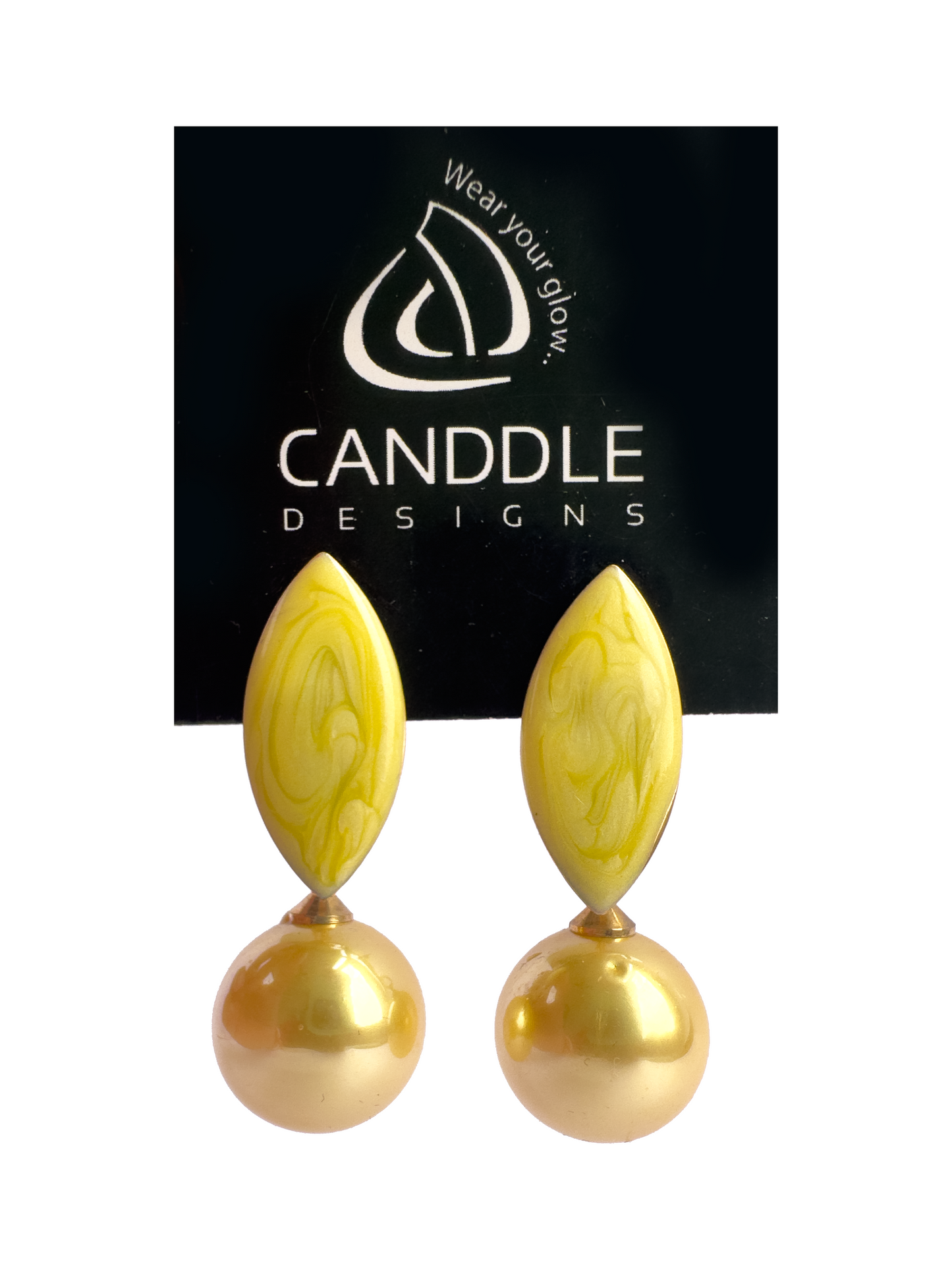 Marble leaf beads