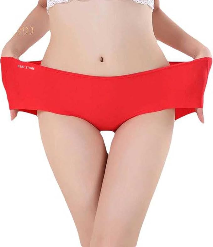Women's Ice Silk Blend Invisible Lines No Show Hipster Panty
