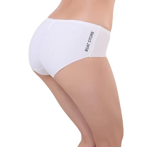 Women's Ice Silk Blend Invisible Lines No Show Hipster Panty