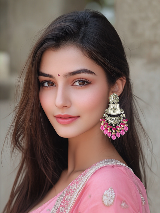 Long Flower Jhumka