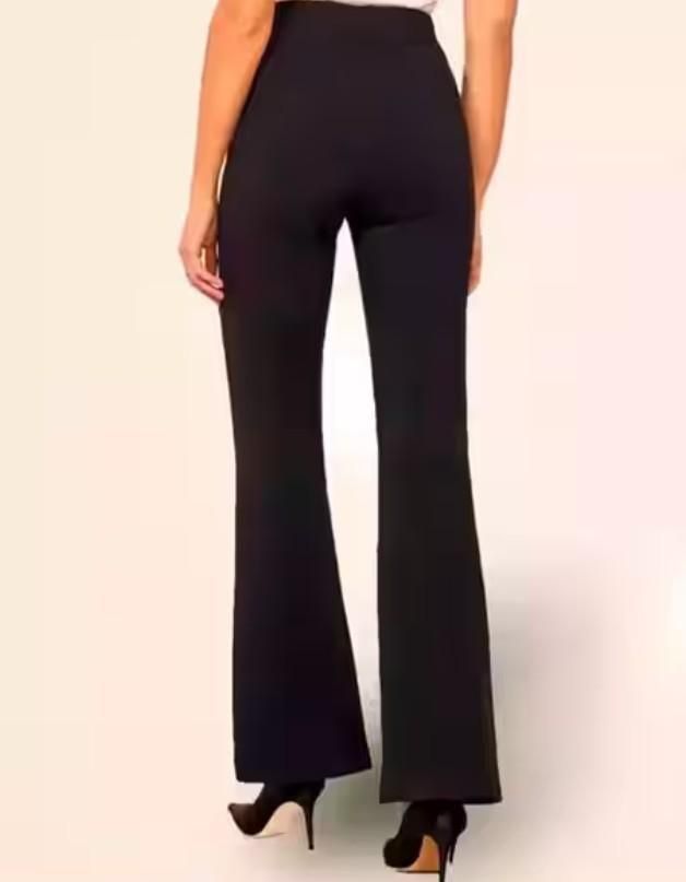 Women's Nontransparent Fabric Classic-Stylish Pant Pack of 2 (Black & White)