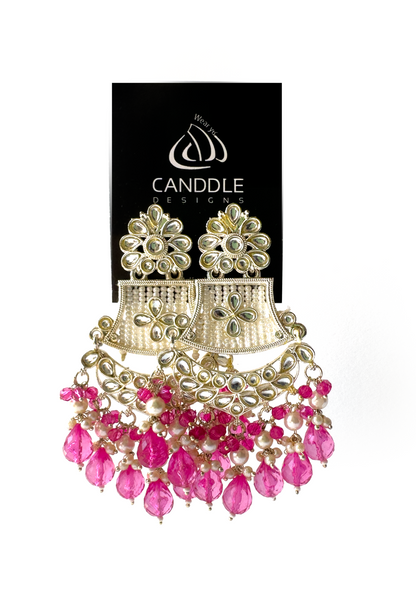 Long Flower Jhumka