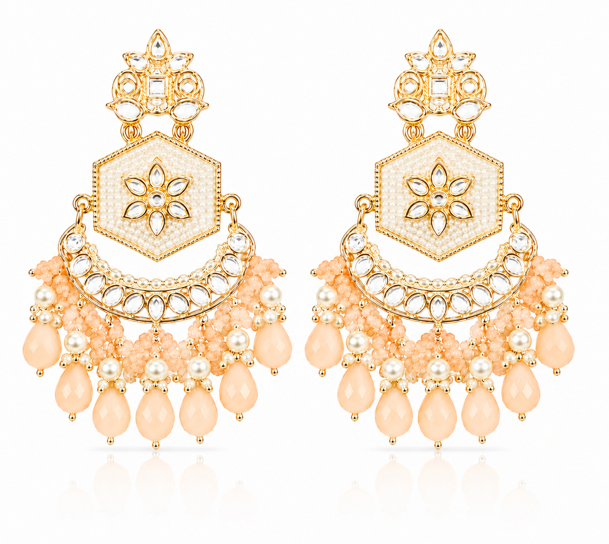 Long  Hex Jhumka