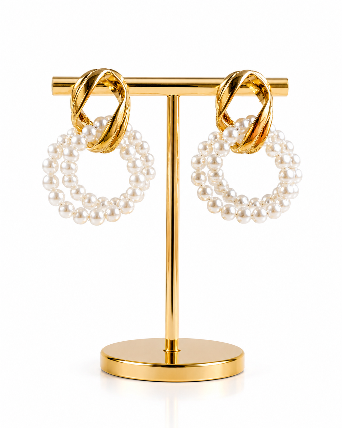 Gold Pearl Rings