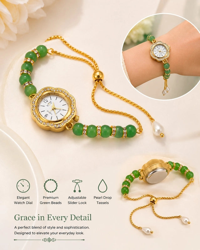 Women Vintage Gold Plated Tassel Bracelet | Ethnic Party Style | Stylish Accessory