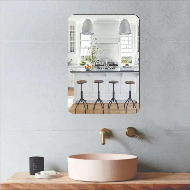 Oval Shape Mirror (Pack of 1)