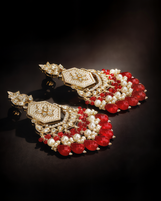 Long  Hex Jhumka