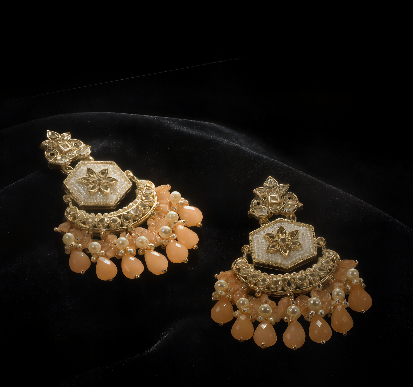 Long  Hex Jhumka